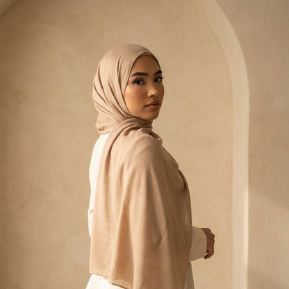 Combo Black/White/Beige | Premium Viscose Modal Hijab