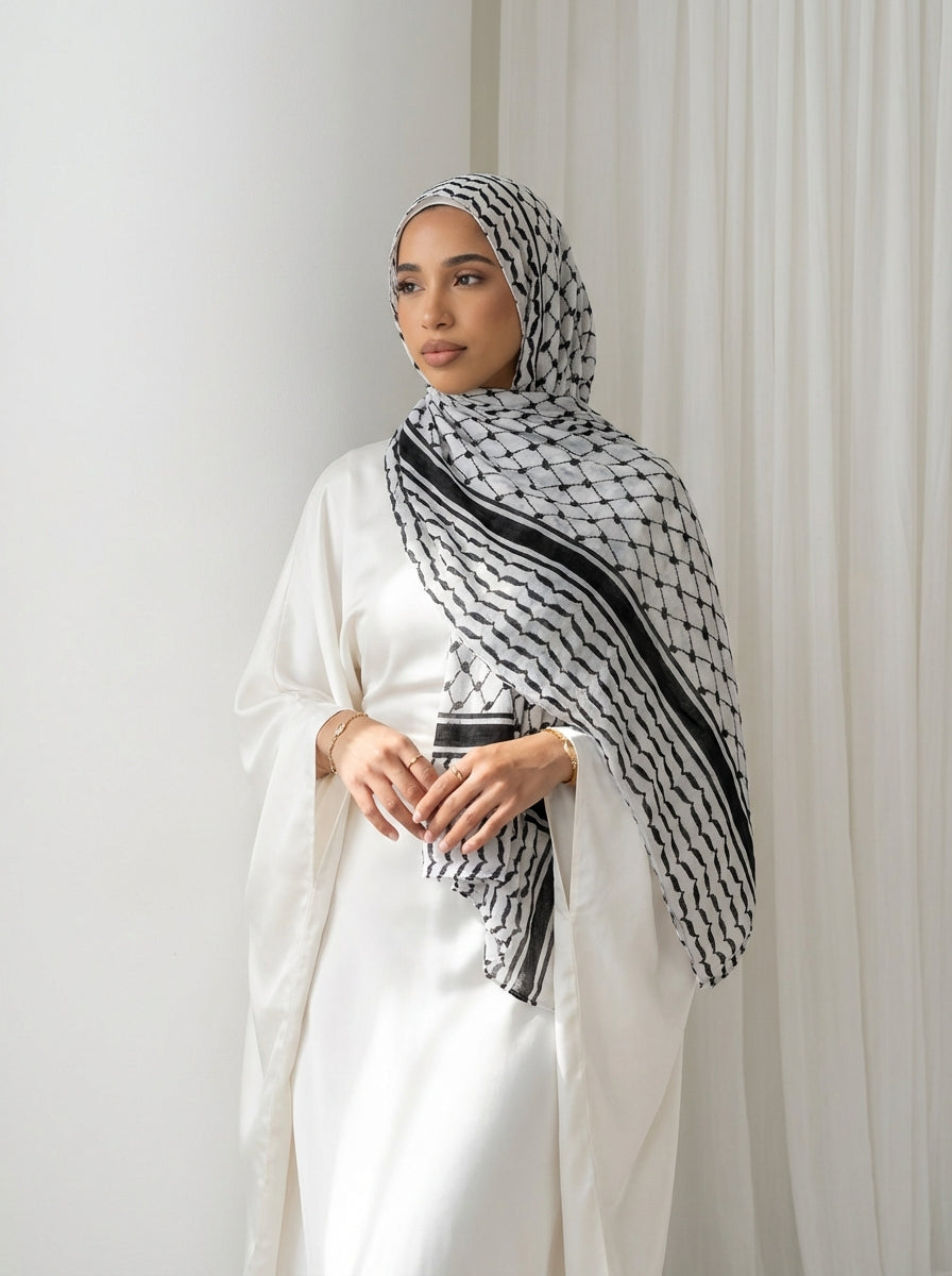 Keffiyeh | Premium Viscose Modal Hijab