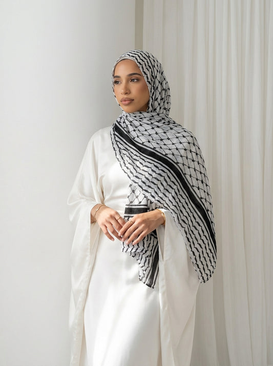 Keffiyeh | Premium Viscose Modal Hijab