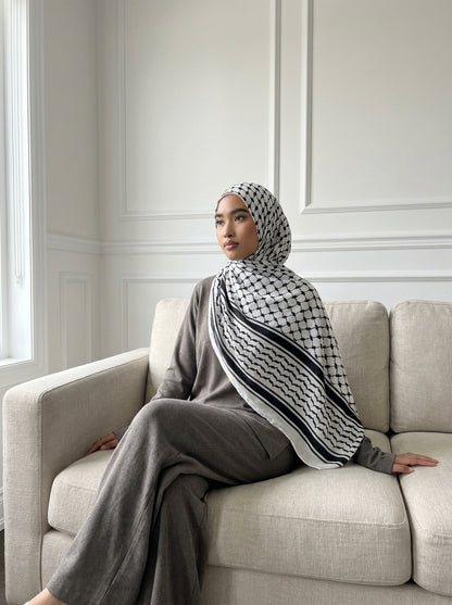 Keffiyeh | Premium Viscose Modal Hijab