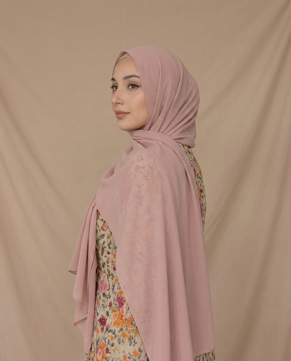 Pink Bloom | Premium Modal Viscose Hijab