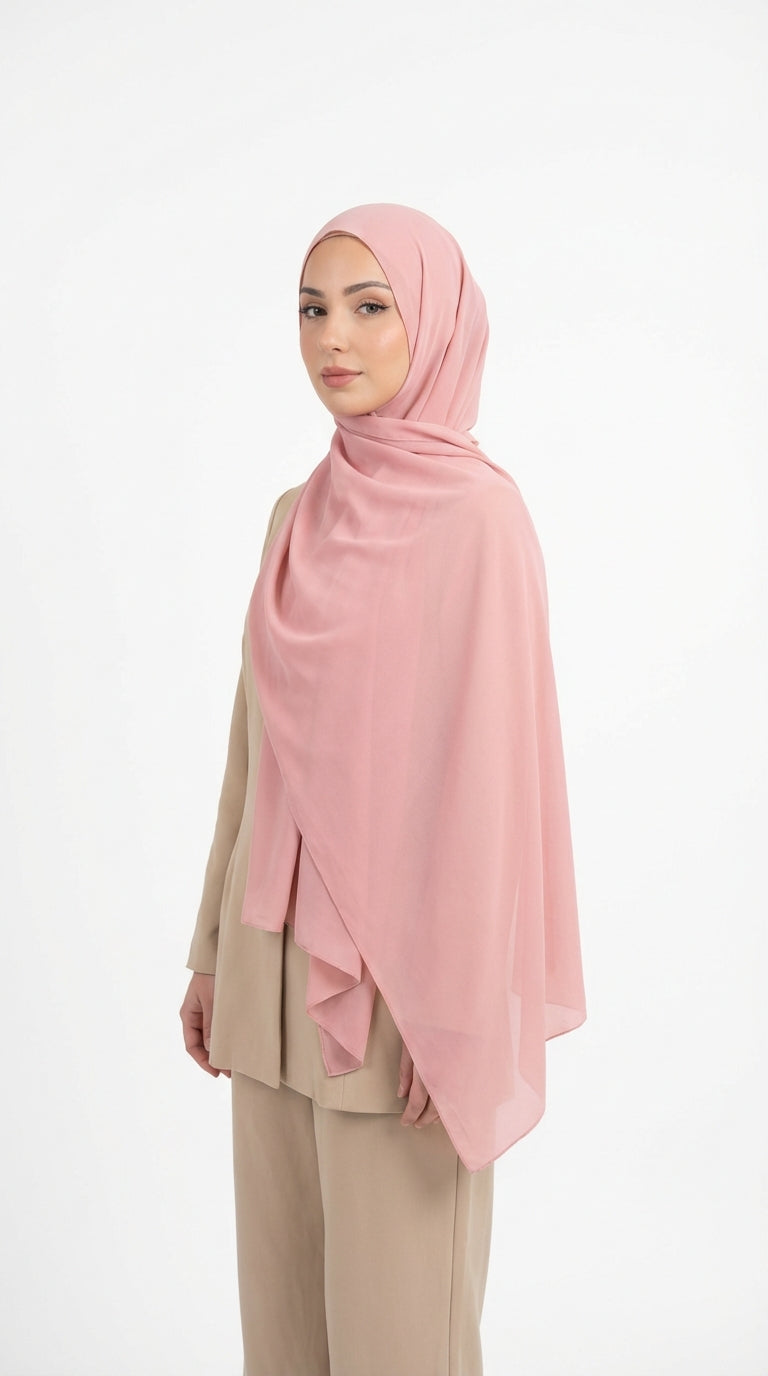 Pink Bloom | Premium Modal Viscose Hijab