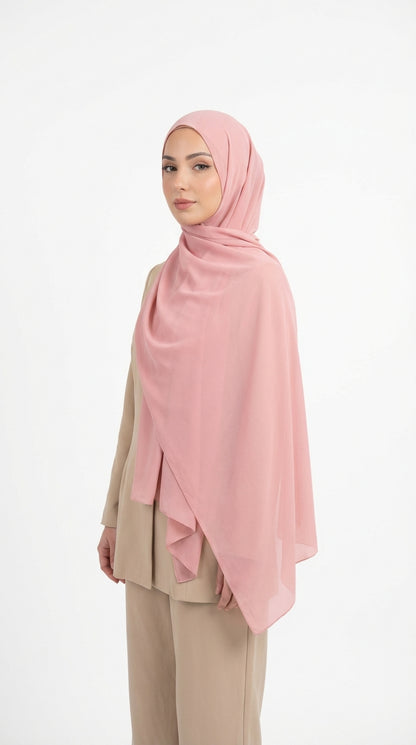 Pink Bloom | Premium Modal Viscose Hijab