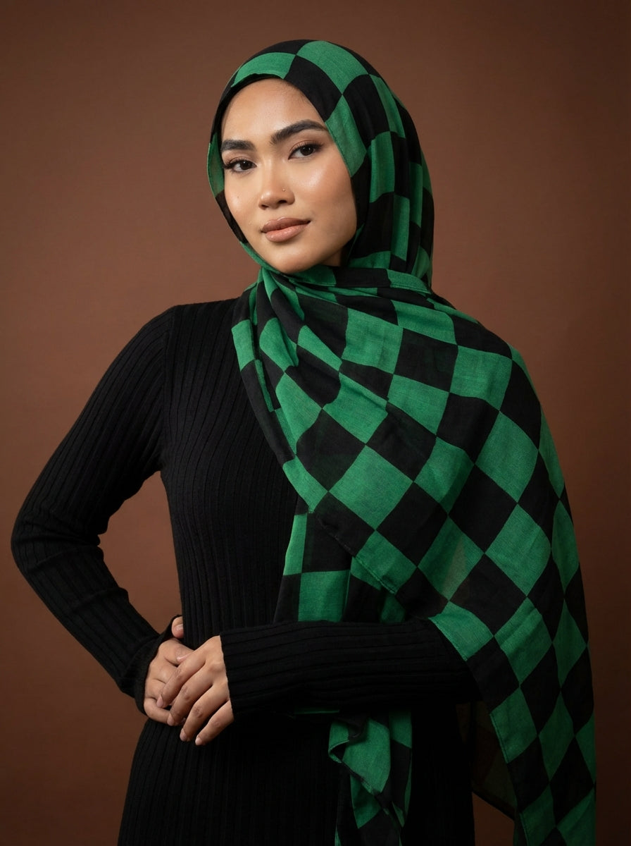 Tanjiro Anime | Premium Viscose Modal Hijab
