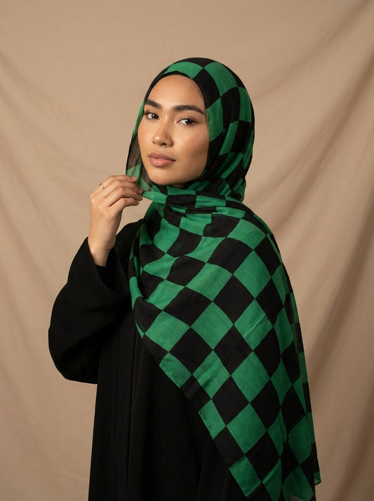 Tanjiro Anime | Premium Viscose Modal Hijab