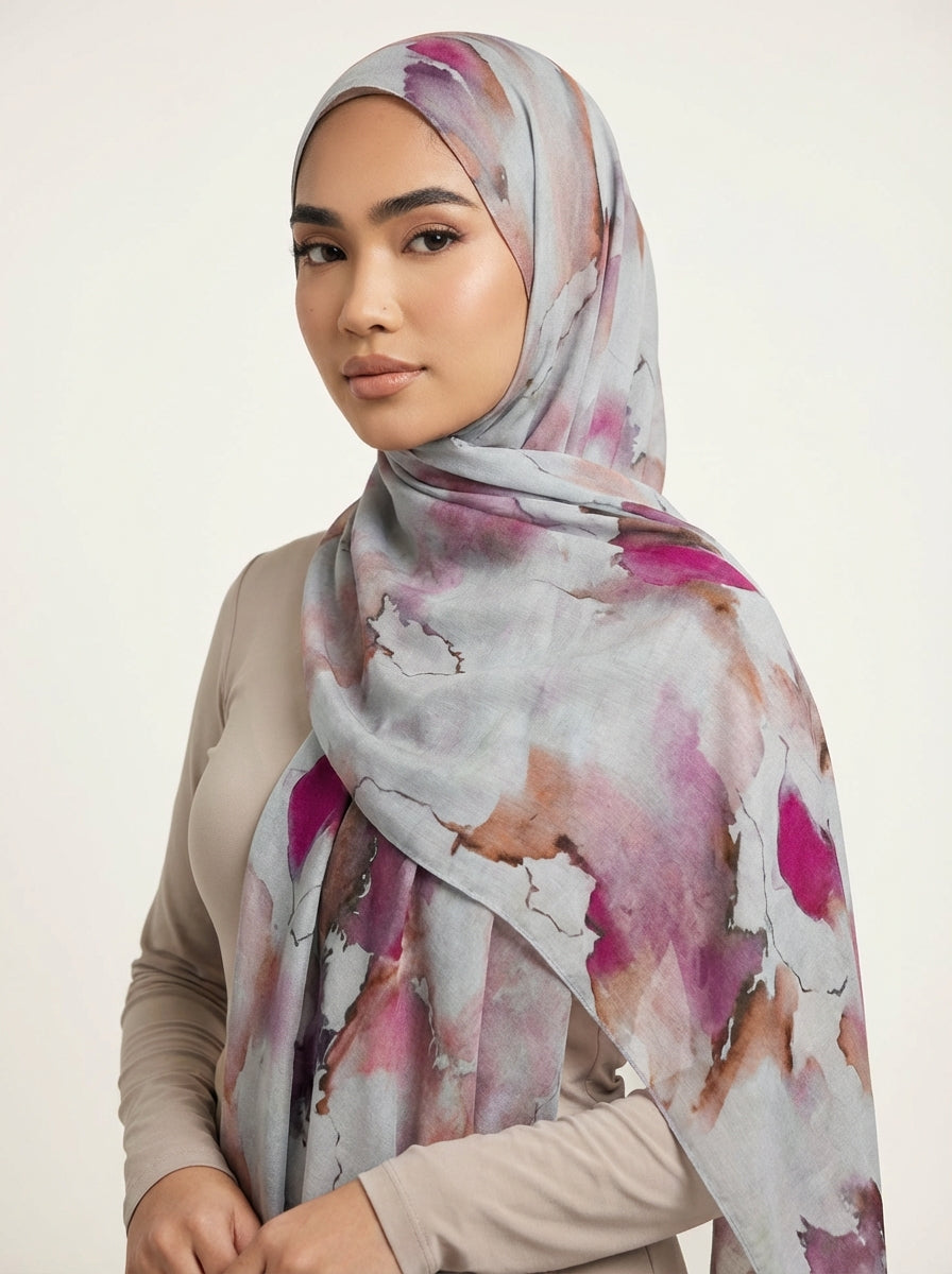 Watercolor | Premium Viscose Modal Hijab