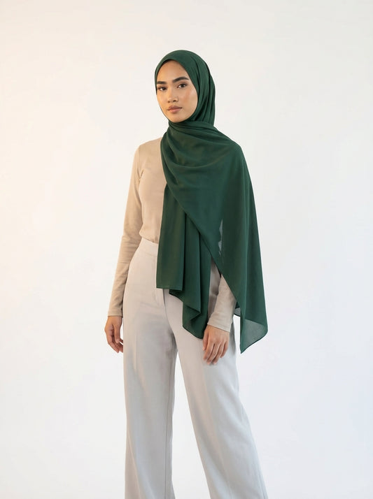 Forest Green | Premium Viscose Modal Hijab