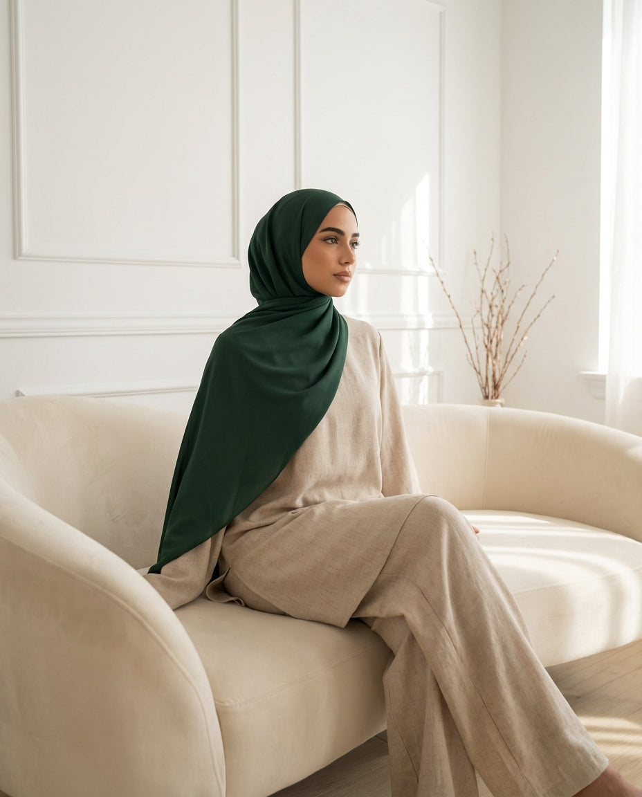 Forest Green | Premium Viscose Modal Hijab