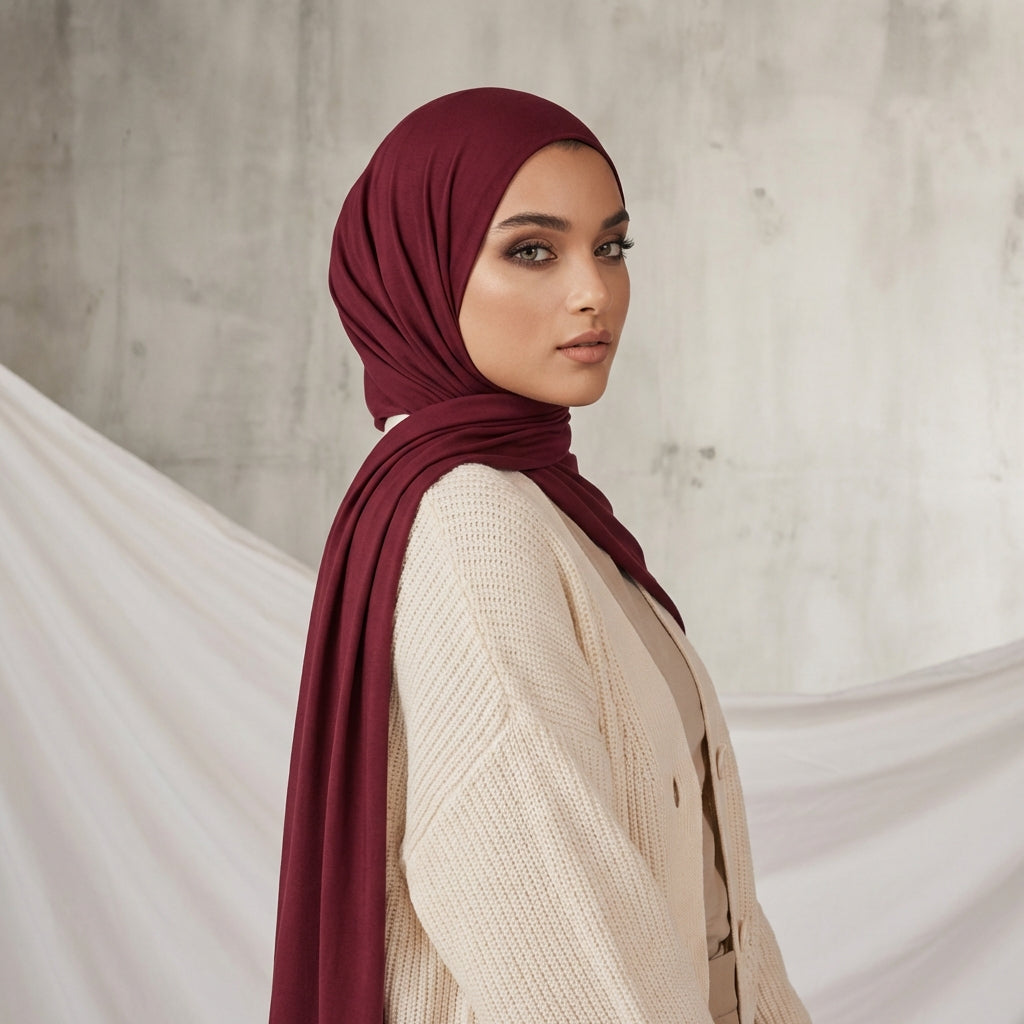 Maroon | Premium Viscose Modal Hijab
