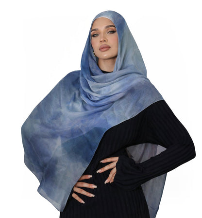 Blue Deep Sea | Premium Viscose Modal Hijab