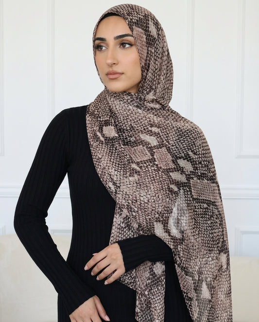 Snakeskin | Premium Viscose Modal Hijab